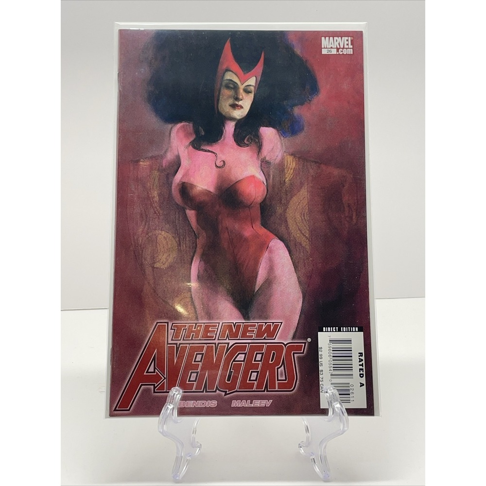 The New Avengers #26, "Hawkeye & Scarlet Witch" 2007, Bendis
